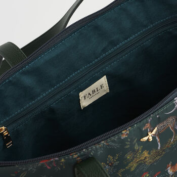 Into The Woods Large Green Grab Tote, 6 of 7
