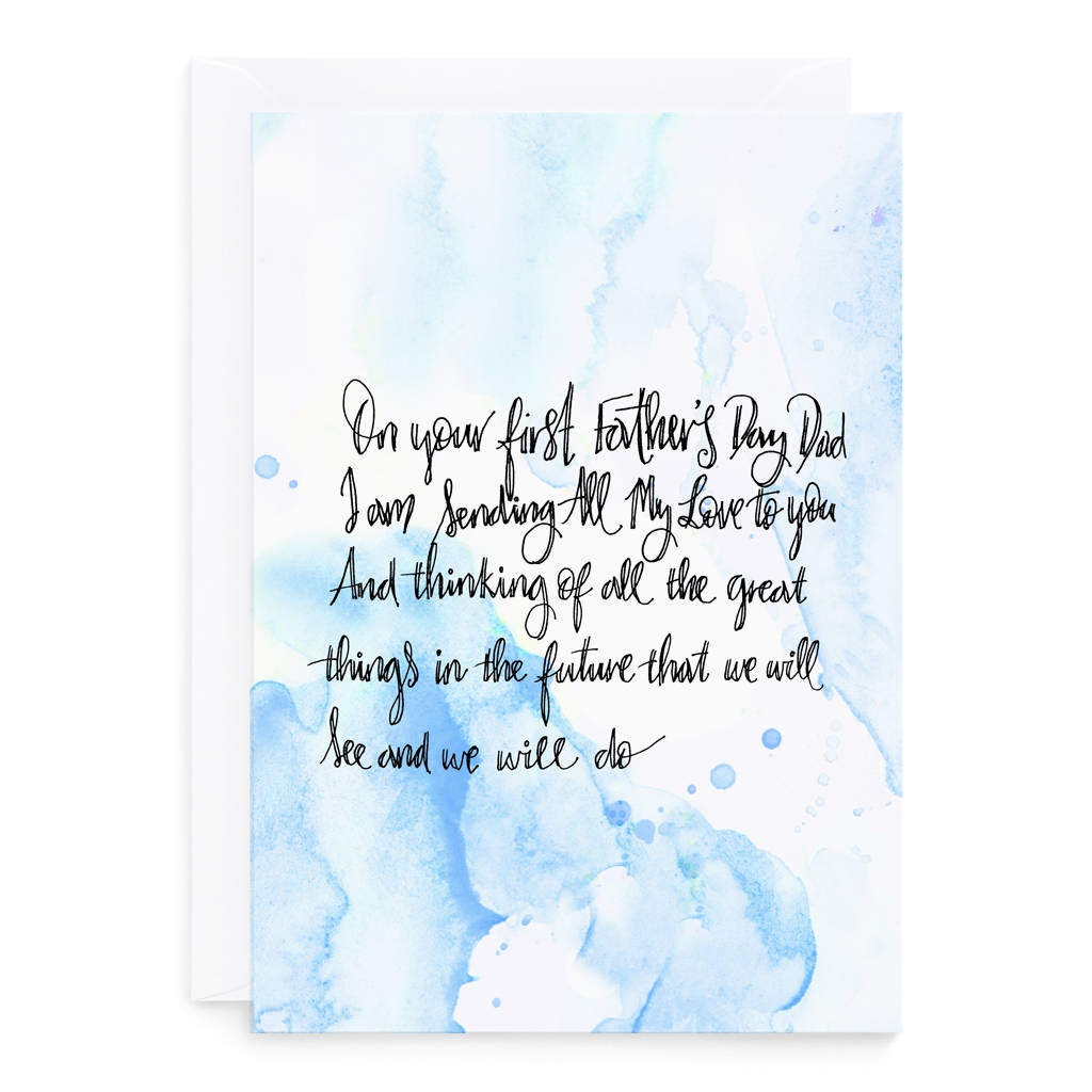 first father's day poem