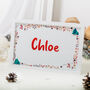 Personalised Child Baby Wooden Christmas Eve Box, thumbnail 2 of 6