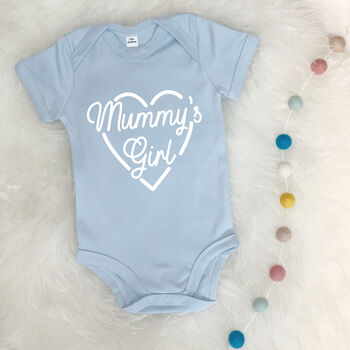 Mummy's Girl Babygrow With Heart, 7 of 10