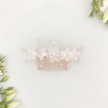 Pearl Floral Hair Vine, 6 of 11