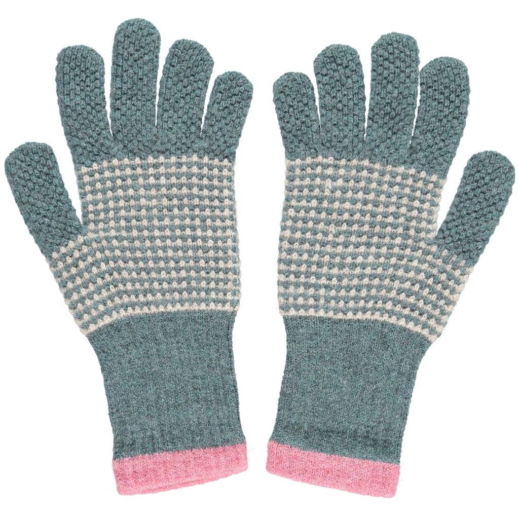 knitted lambswool gloves by catherine tough | notonthehighstreet.com