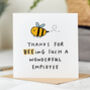 Thank You Card 'Beeing A Wonderful Employee', thumbnail 1 of 2