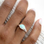 Sterling Silver Opal Ring, thumbnail 1 of 9