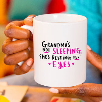 'Grandma's Not Sleeping She's Resting Her Eyes' Card, 4 of 12