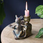 Cheese And Wine Mouse Candlestick, thumbnail 1 of 5