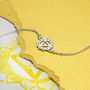 Sterling Silver Solar Plexus Chakra Bracelet, thumbnail 3 of 5