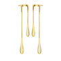 Double Drop Earrings In Gold Plated, thumbnail 1 of 4