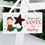 Personalised Elf Christmas Countdown Sign For Kids, thumbnail 5 of 6