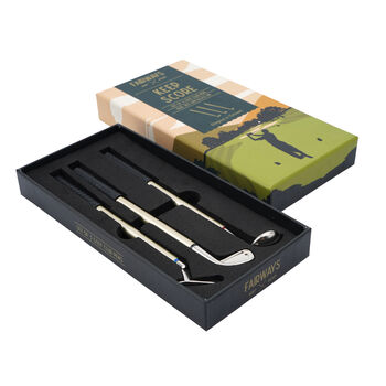Set Of Three Fairways Golf Club Pens In Gift Box, 5 of 8