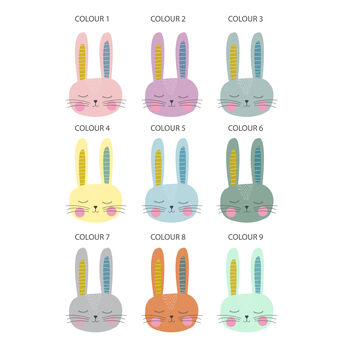 Personalised Rabbit Apron Various Colours, 2 of 4