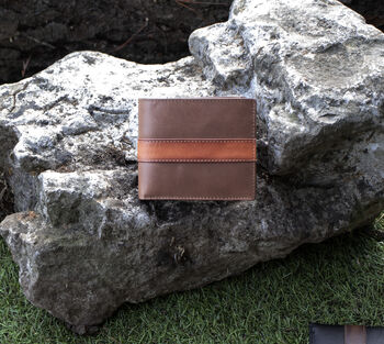 Personalised English Leather Brown Tan Leather Wallet, 12 of 12