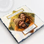 Dating Anniversary Personalised Rock Photo Slate Dating Gift, thumbnail 2 of 6