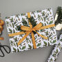 Oak Leaves And Acorns Wrapping Paper, thumbnail 1 of 2