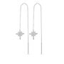 Northernstar Starbust Sterling Silver Drop Earring Pair, thumbnail 6 of 6