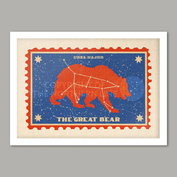 The Great Bear Constellation Poster Print, 4 of 4