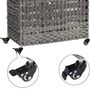 Handwoven Laundry Basket Rattan Clothes Hamper Bins, thumbnail 4 of 7