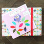 Owl Birthday Greetings Card, thumbnail 1 of 4