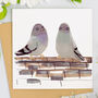Birds Card Pigeons, thumbnail 1 of 2