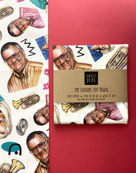 Harold And Madge 90s Tea Towel, 5 of 9