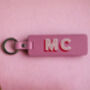 Leather Keyring With Custom Initials, thumbnail 2 of 5