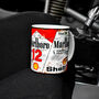 Ayrton Senna Mp4 #12 Formula Racing Car Mug, thumbnail 1 of 8