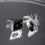 Dj Speaker And Headphones Cufflinks 316 L Stainless Steel Music Lover Gift, thumbnail 5 of 5