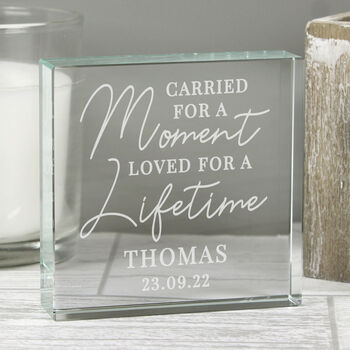 Personalised Carried For A Moment Crystal Token, 4 of 4