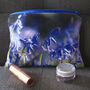 Bluebell Velvet Makeup And Travel Pouch, thumbnail 4 of 5