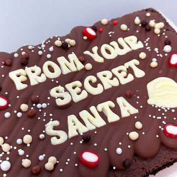 Secret Santa Brownie Slab, 2 of 3