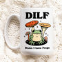 'Damn I Love Frogs' Dilf Funny Mug, thumbnail 1 of 3