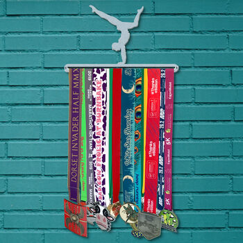 'Male Gymnast Medal Hanger Holder Wall Display, 2 of 4