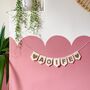 Personalised Rose Gold And Ivory Bunting, thumbnail 5 of 5