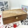 Personalised Our Adventures Wooden Keepsake Box, thumbnail 3 of 11