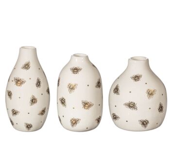 Three Queen Bee Mini Vases, 3 of 3