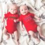 Matching Twin Baby Vests, thumbnail 1 of 5