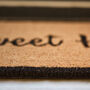 Home Sweet Home Long Natural Coir Door Mat, thumbnail 3 of 5