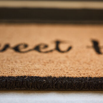 Home Sweet Home Long Natural Coir Door Mat, 3 of 5