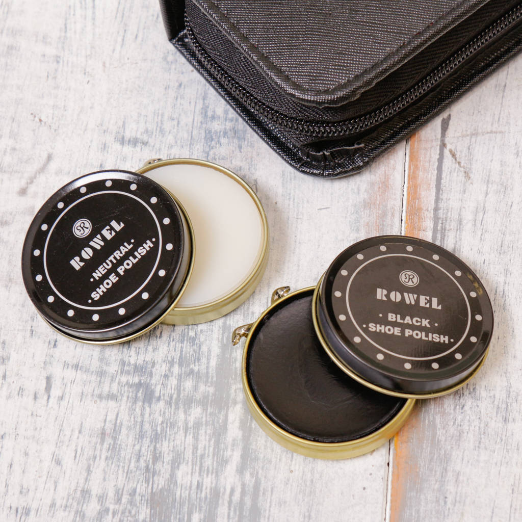 men's shoe polish kit