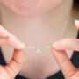 Personalised Sterling Silver Angel Number Necklace, thumbnail 3 of 7