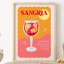 Sangria Cocktail Print, thumbnail 1 of 4