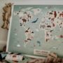 Personalised Pinboard World Map For Kids, thumbnail 3 of 7