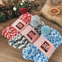 Pack Of Two Cosy Fluffy Christmas Socks, thumbnail 4 of 5