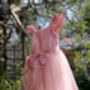 Helena In Dusty Rose ~ Luxurious Flower Girl Or Party Dress, thumbnail 6 of 9
