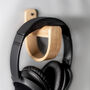Premium S Oak Wall Mounted Headphone Stand Holder, thumbnail 1 of 4