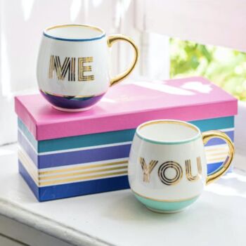Gift Boxed Pair Of Mr And Mrs Mugs, 3 of 3