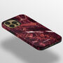 Red Marble Tough Case For iPhone, thumbnail 2 of 4