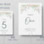 Wedding Table Numbers Whimsical, thumbnail 7 of 7