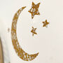 Liberty Fabric Moon And Stars Wall Stickers, thumbnail 6 of 7