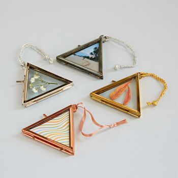 Mini Triangular Hanging Photo Frame, 2 of 12